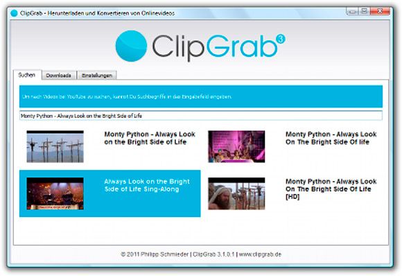 clipgrab descarga y convierte videos youtube